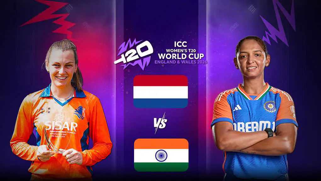 India vs Netherlands at the 2026 Women's T20 World Cup