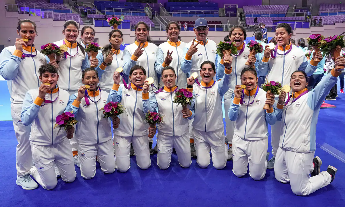 Indian women's kabaddi team reclaim Asian Games title for country's 100th medal
