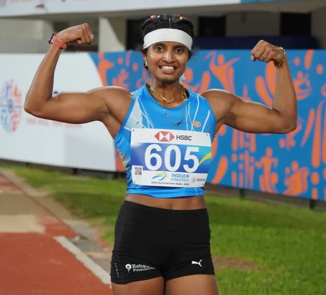 Ancy Sojan national record
