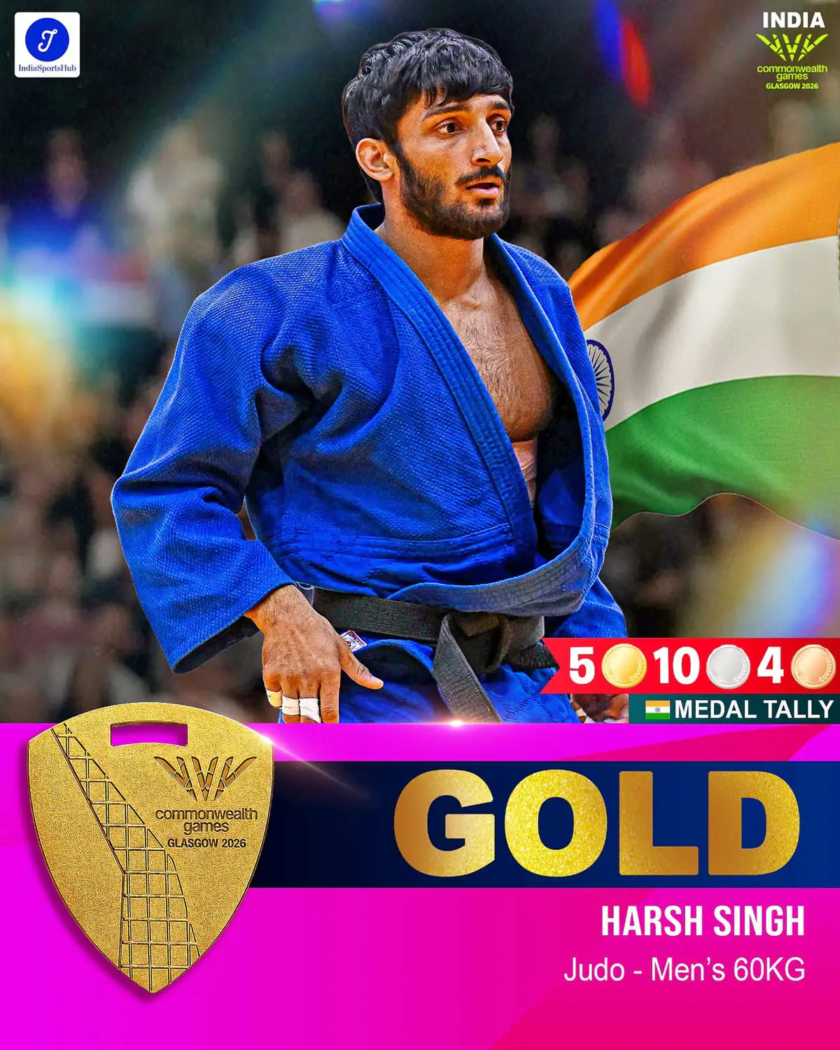 harsh singh judo