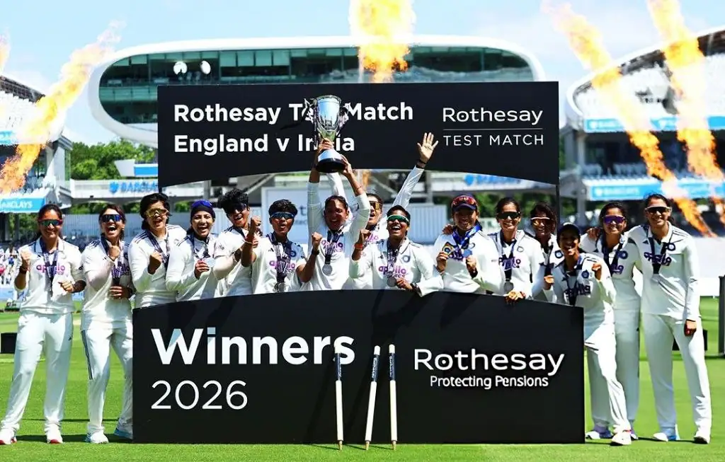 India win the first-ever women's test held at Lord's against England